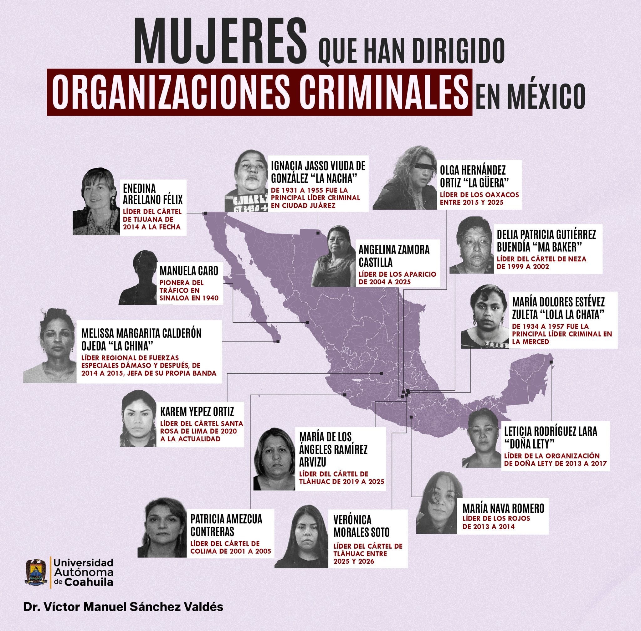 Women lead two Mexican criminal groups with different trajectories