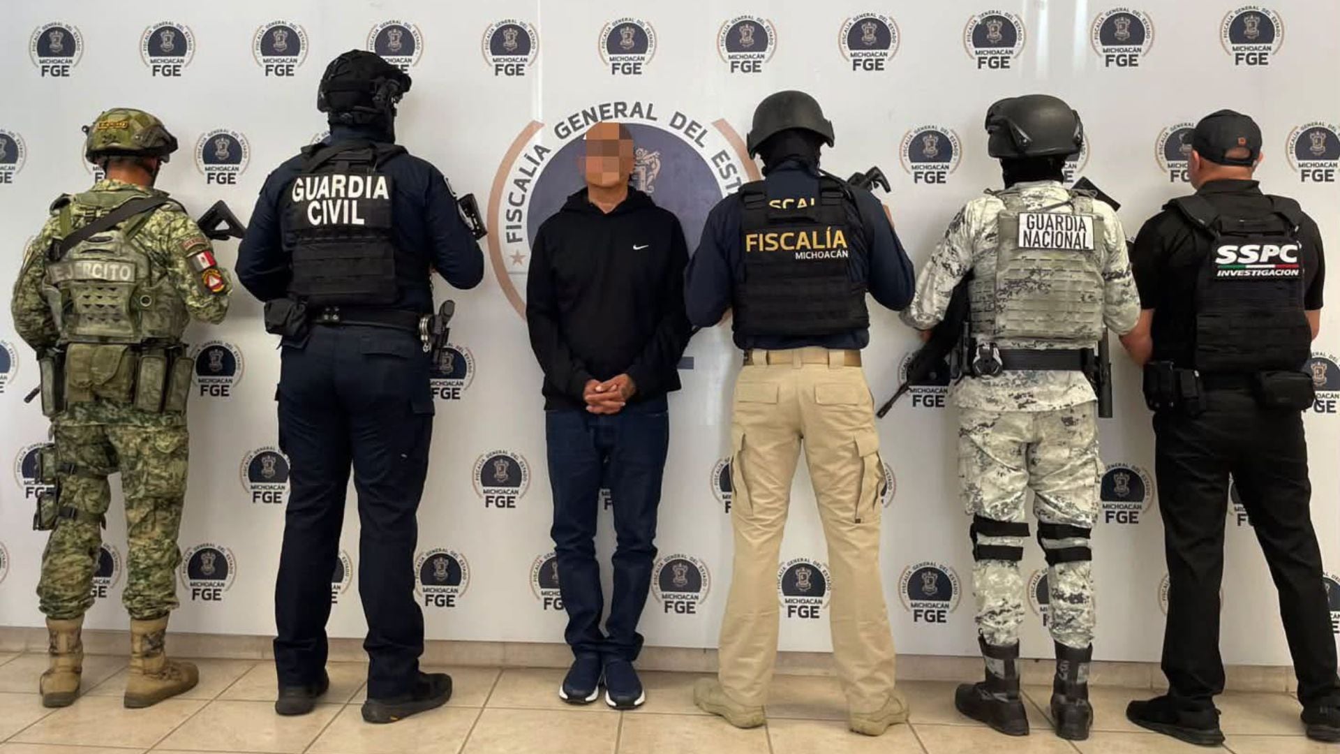 El Señor de la T CJNG detenido en Michoacán