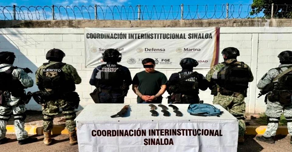 Capturan a "Talibán" y cuatro presuntos integrantes de Los Chapitos en Sinaloa