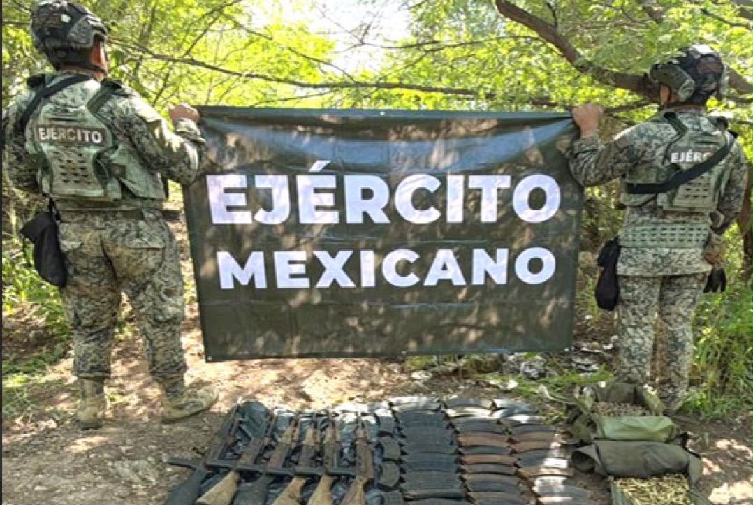 Army seizes arsenal in Escuinapa