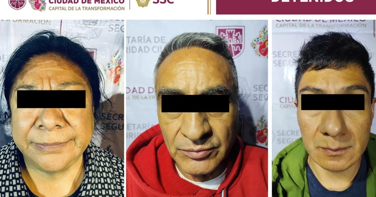Detienen a 3 operadores de ‘La Unión Tepito’ en Iztapalapa por venta y distribución de drogas y armas