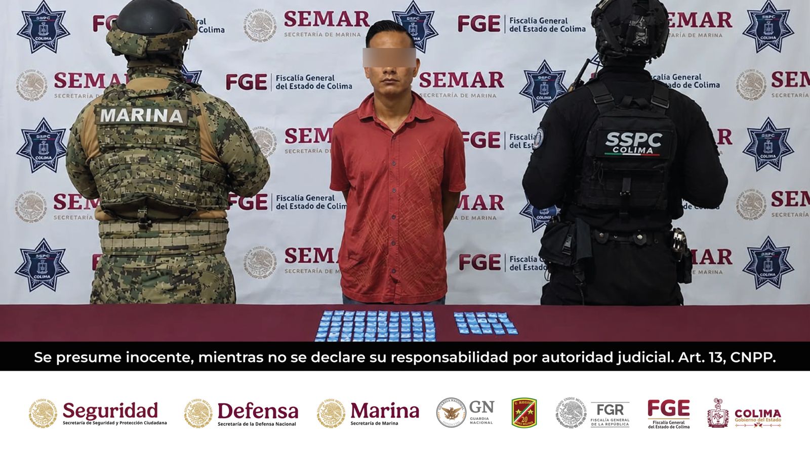 SSPC Colima y Marina detienen en Cuauhtémoc a distribuidor de droga del Cartel Los Mezcales - AFmedios .- Agencia de Noticias