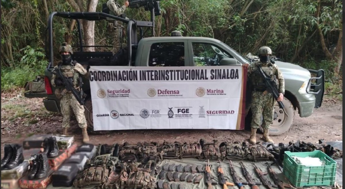 Army seizes arsenal in Escuinapa