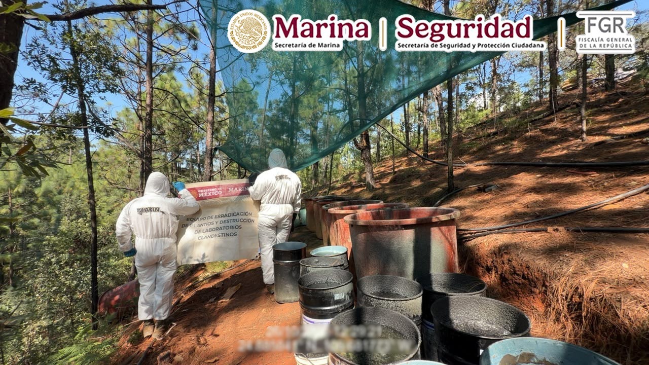 Golpe millonario al narcotráfico en Durango: Marina inhabilita 2 laboratorios de metanfetamina | Notigram