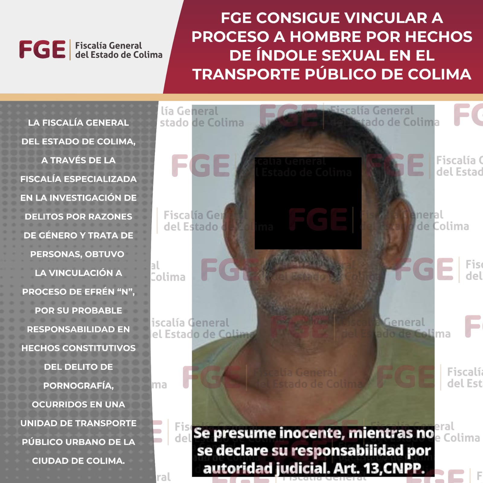 Colima man faces proceedings over alleged bus incident