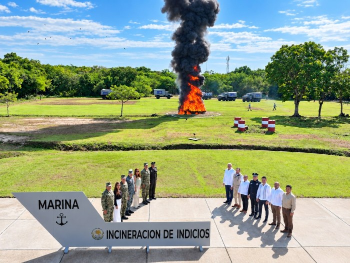 Queman en Chetumal más de 3 toneladas de cocaína valuadas en mil 168 millones de pesos - Noticaribe