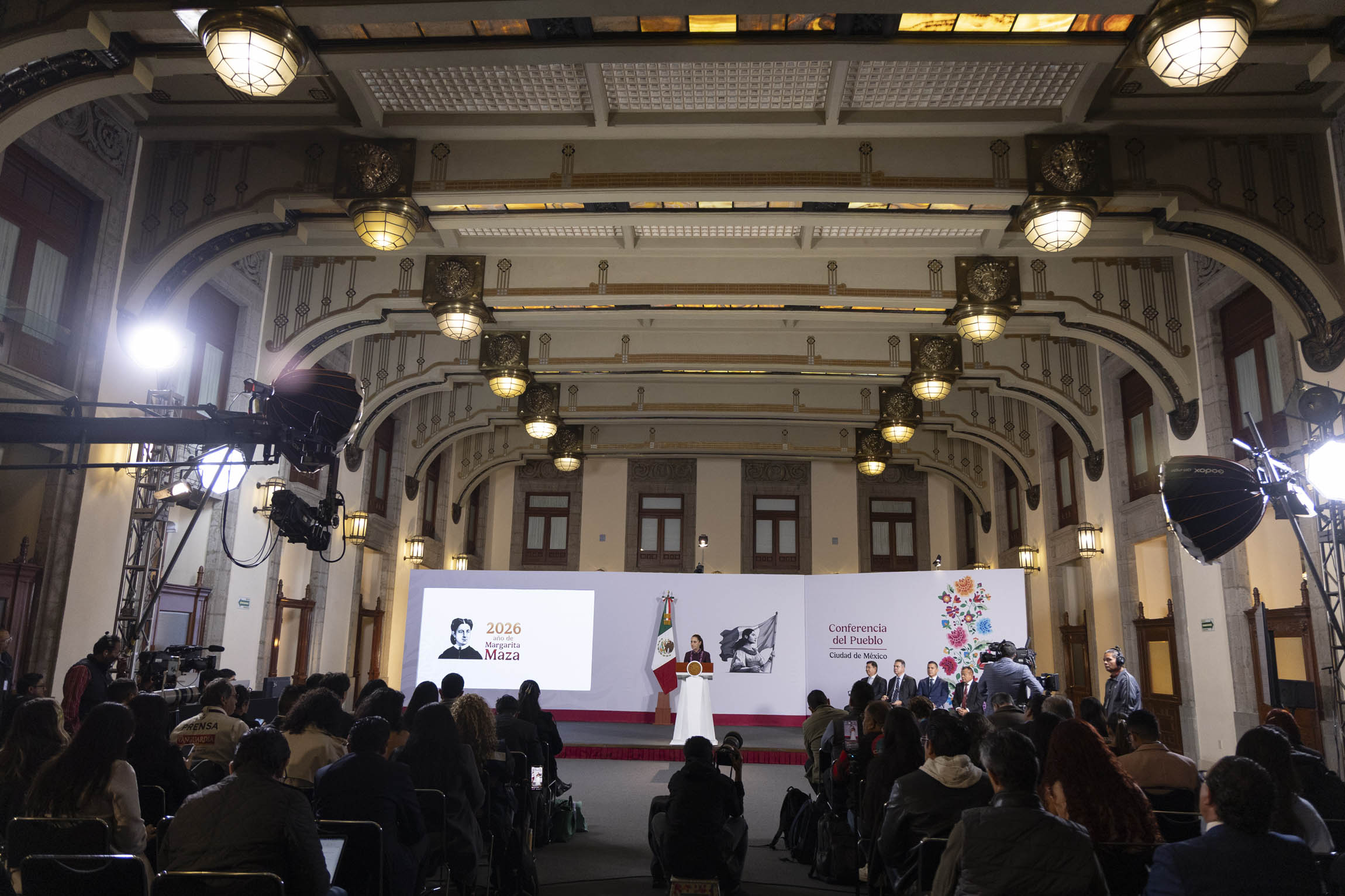 Investiga Sheinbaum videos de presuntos integrantes de cárteles mexicanos en Ucrania