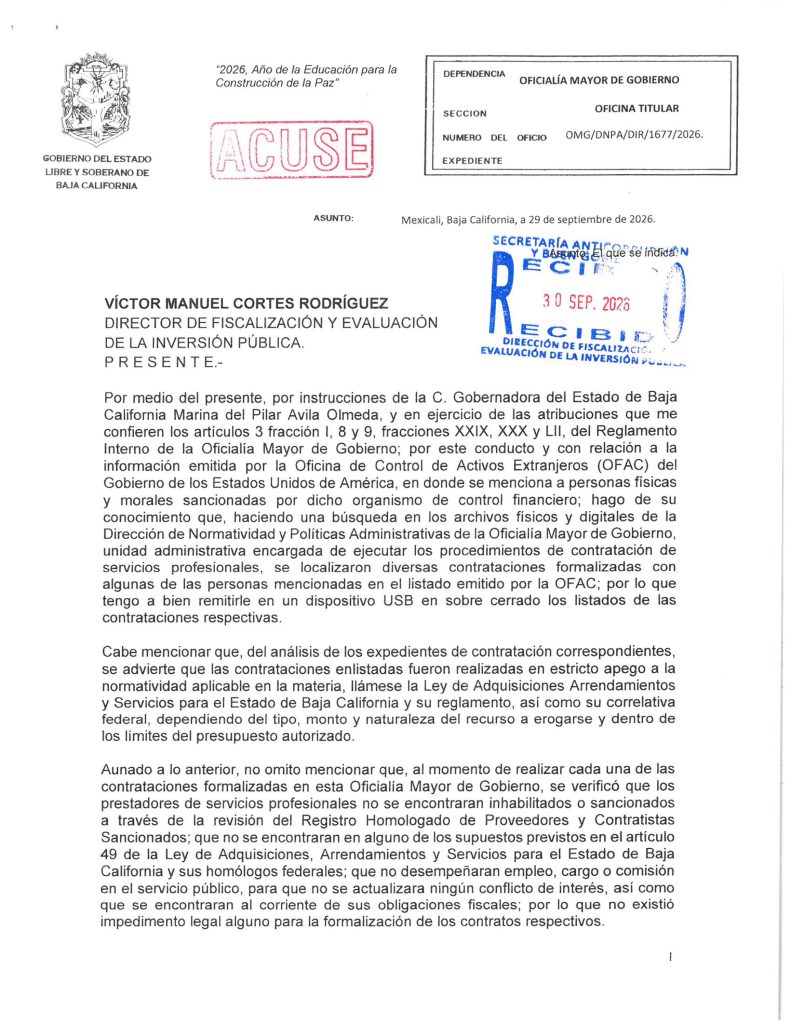 Marina del Pilar ordena revisión a fondo por proveedores vinculados a La Mayiza