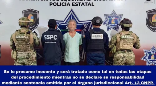 Capturan en Cancún a estadounidense buscado en Idaho por distribución de metanfetamina