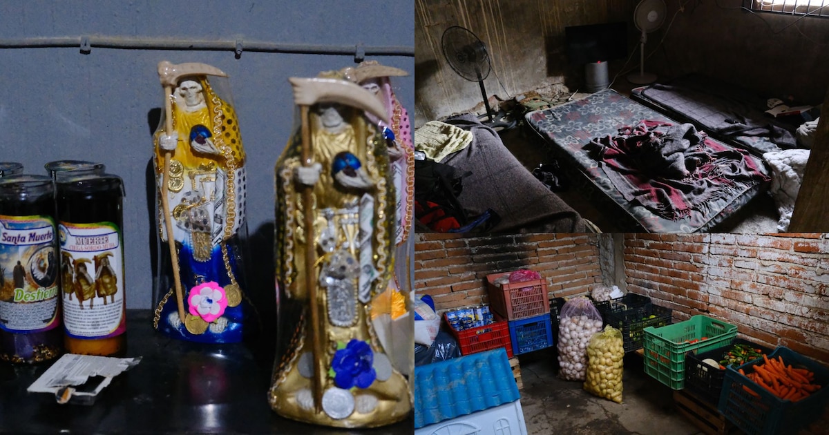 Fotos del hospital clandestino del CJNG: así vivían los reclutas heridos entre muletas, colchones rotos y altares a la Santa Muerte