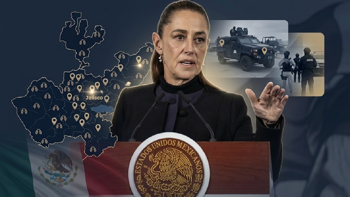 Sheinbaum suma 77 detenidos en Jalisco: 44 vinculados al CJNG