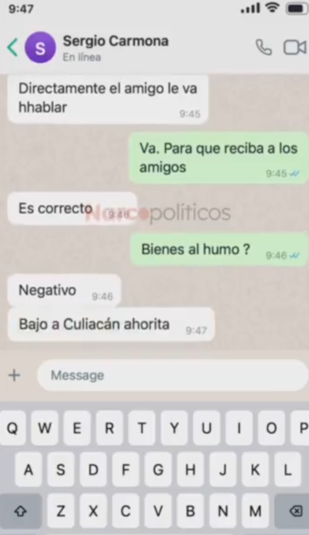 Revelan chats de Sergio Carmona, “El Rey del Huachicol”, que vinculan a senador morenista con red de Tamaulipas