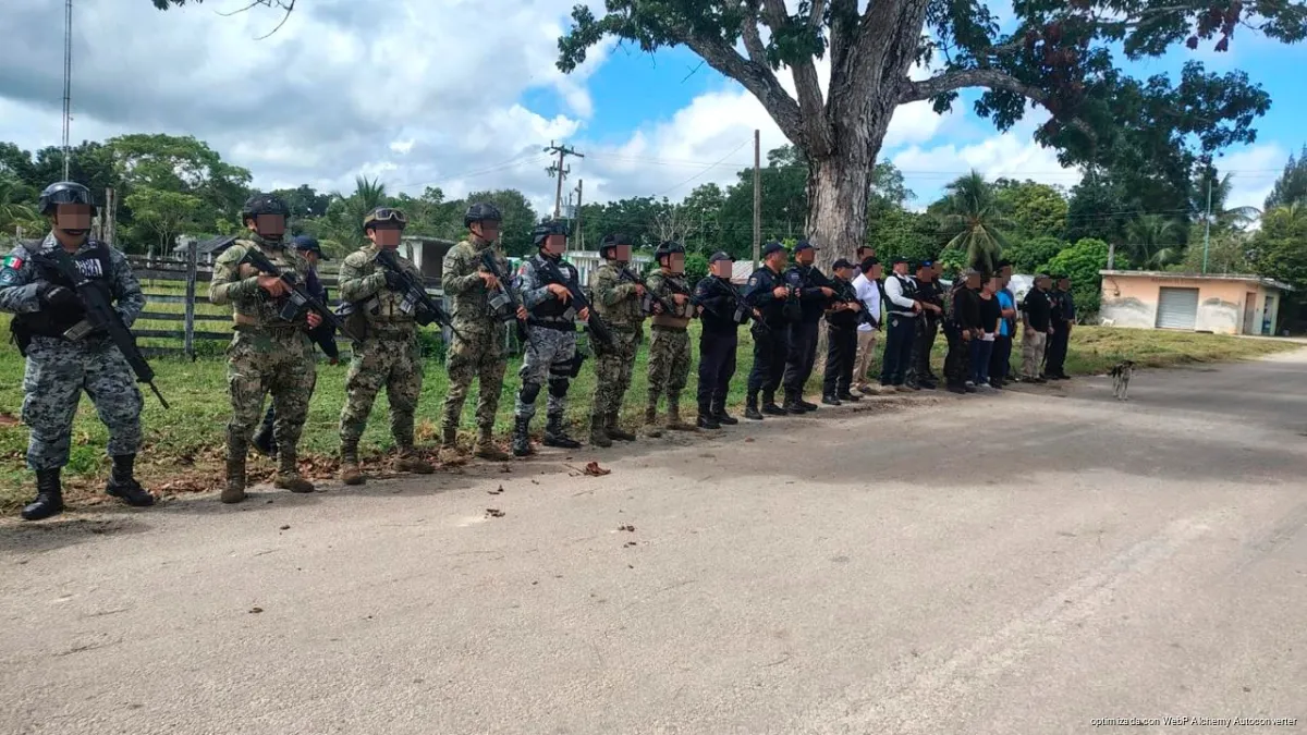 Policía Rural atiende 58 auxilios y detiene a ocho personas en la Zona Sur de Quintana Roo