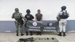 Armed with Explosive Drone and Heavy Weapons, ‘El Guache’ of ‘Los Viagras’ Apprehended in Michoacán