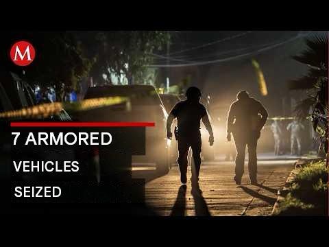 7 Armored Vehicles and Chemical Precursors Seized in Raid in Michoacán